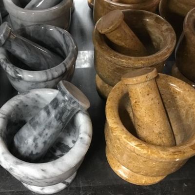 Mortar &amp; Pestle Marble 4" Select Color