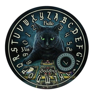 The Reader Glass Spirit Board Table (Cat Image)