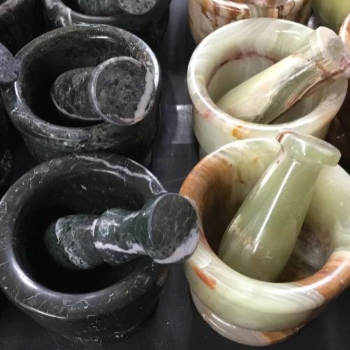 Mortar &amp; Pestle Marble 4&quot; Select Color
