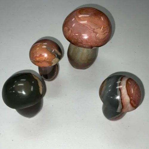 Jasper Polychrome Mushroom Shroomie - Select