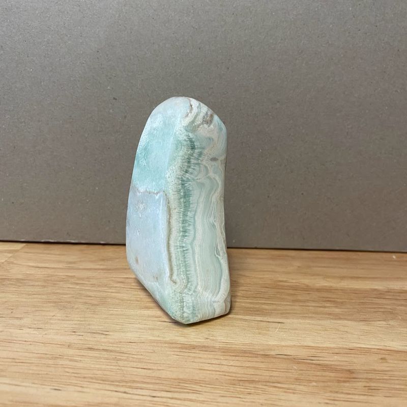 Aragonite Blue Standing Freeform priced by weight