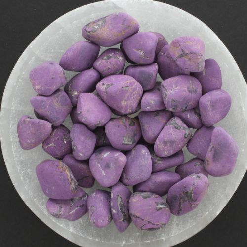 Purpurite Tumbled Stone Grade A 1"-1.5"