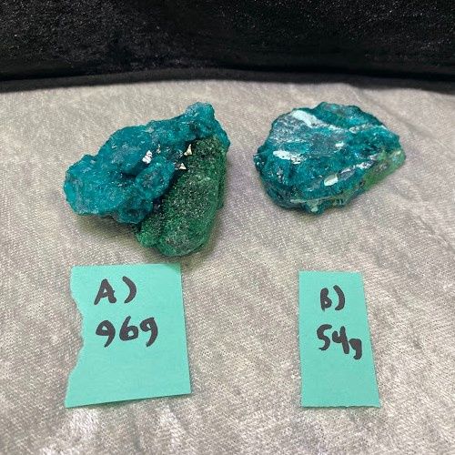 Dioptase w/ Malachite Specimen - Select