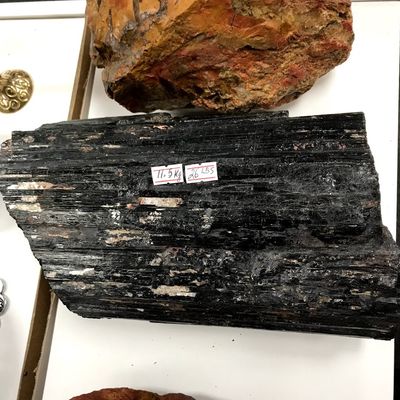 Tourmaline Black Specimen 10-11" long | 11.096kg