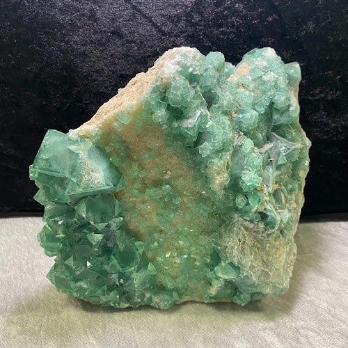 Fluorite Green Cubes in Matrix Specimen from Jiangxi China 6.5x6.5x3.5&quot; | 4kg