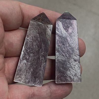 Lepidolite Tower Gem Grade Cut - Select
