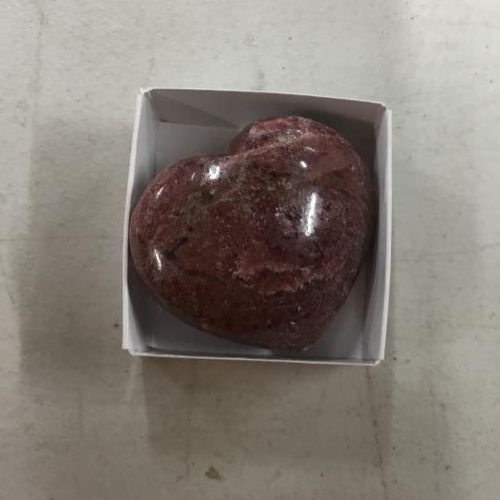 Rhodonite Heart 3.5"
