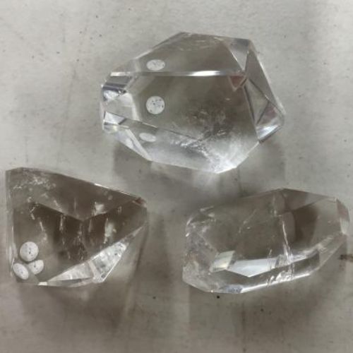 Quartz Lemurian Freeform Ultra Clear 3&quot;x3&quot; + - Select