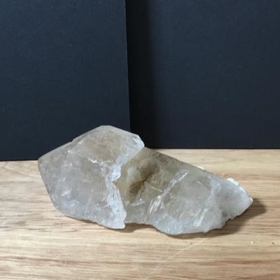 Quartz Flat Point w/ Cleavelandite Specimen 4.5"x2.5" | 190g