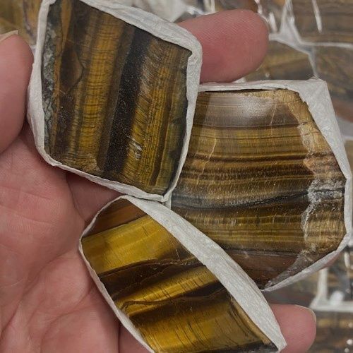 Tiger Eye Slab Polished One Side 1.5"-2"