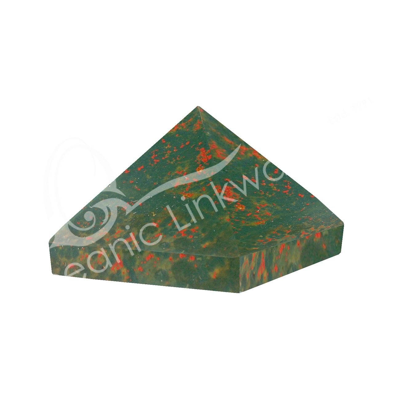 Bloodstone Pyramid 25-30mm