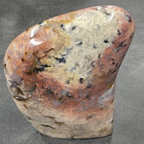 Agate Dendritic Flower Carnelian Freeform from Madagascar 9"x7"x3" | 4170g