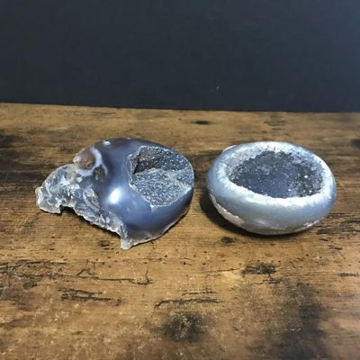 Agate Geode Druze 3"-5" - Select Weight