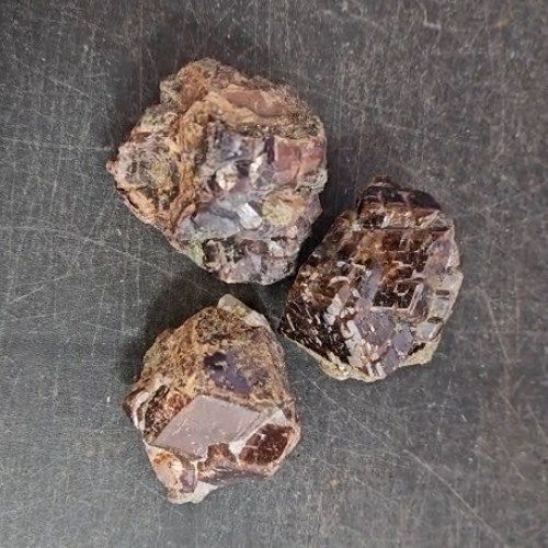 Garnet w/ Epidote Rough Stone  Specimen approx 2"