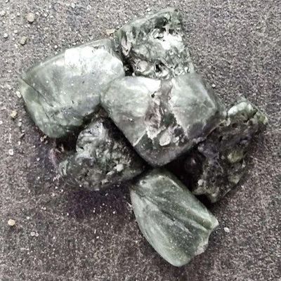 Seraphinite Tumbled Stone .25" Mini