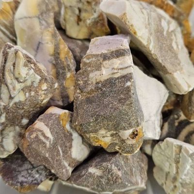 Jasper Zebra Brown Rough 1"-2"