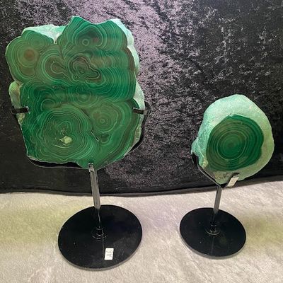 Malachite Semi-Polished Slab - Select