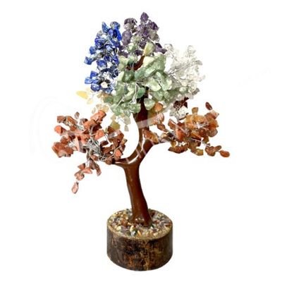 Gemstone Tree - Chakra Stones 500 Chips 11"