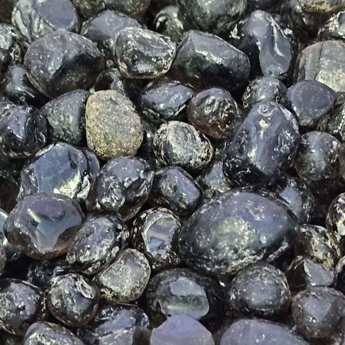 Apache Tears Tumbled Stone .5&quot;-.75&quot;