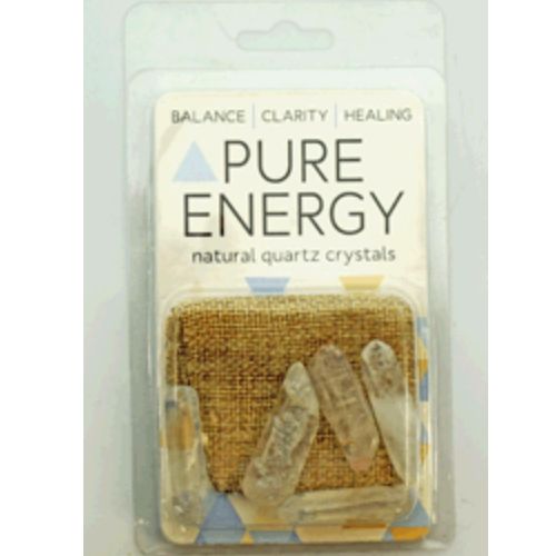 Pure Energy Natural Quartz Gemstone Kit