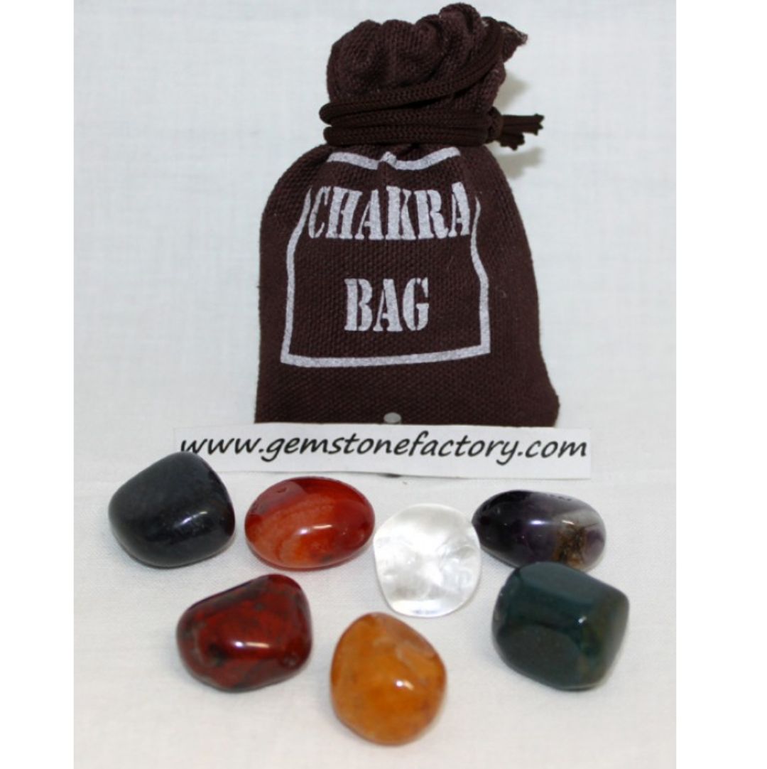Chakra Brown Bag Of Stones