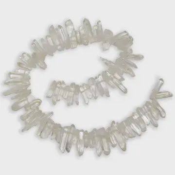 Quartz Drilled Hole Points Dyed - Select