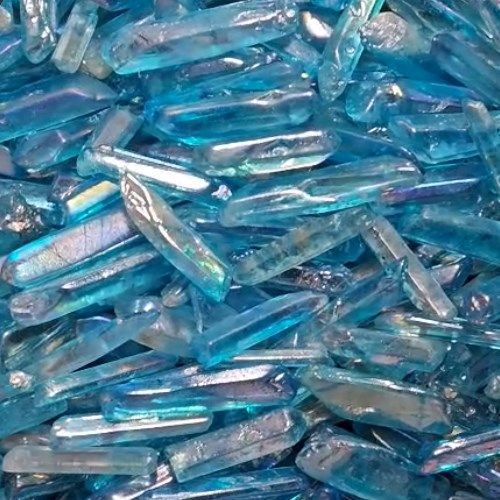 Quartz Aura Blue Point .75&quot;-1.25&quot;