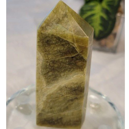 Serpentine Jade Hybrid High Grade Tower 3.2" x 1.4" 130g