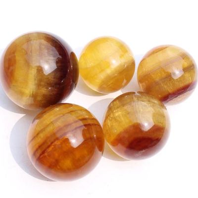 Fluorite Yellow Sphere - Select