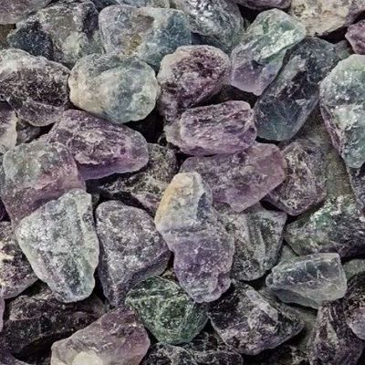 Fluorite Rainbow Rough AA Grade 1"-1.5"