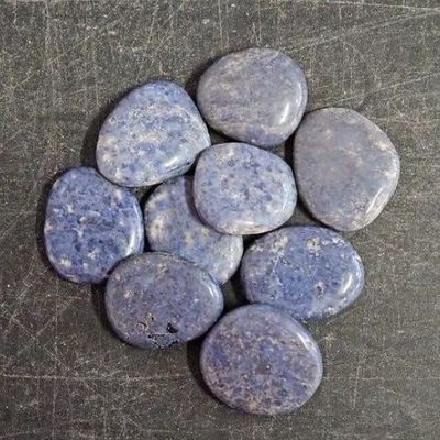 Dumortierite Worry Stone 1"-1.5"