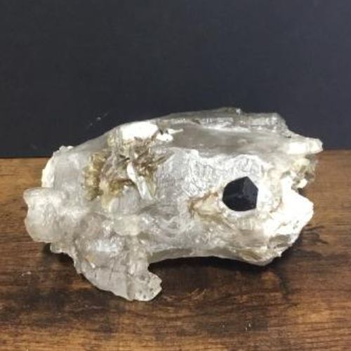 Quartz Smoky w/ Tourmaline Black, Lepidolite Mica &amp; Cleavelandite Specimen 1022g