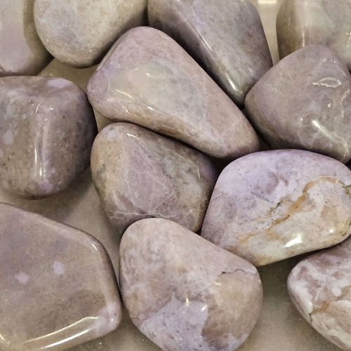 Jade Purple Tumbled Stone 1&quot;