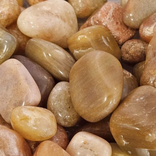 Aventurine Yellow Tumbled Stone .75&quot;-1.25&quot;