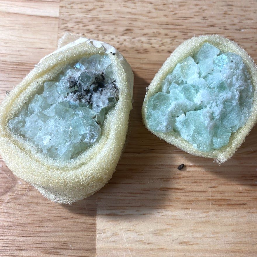 Zeolite Cluster Specimen 2"-3" from Flat