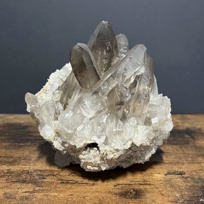 Quartz Smoky Cluster w/ Cleavelandite 2736g