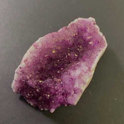 Amethyst High Quality Druze Taco Specimen