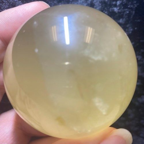 Calcite Misty Yellow Sphere 240g