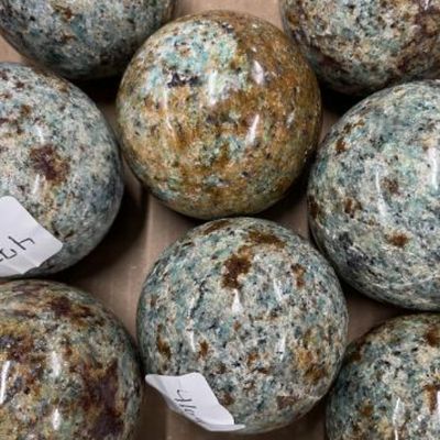 Amazonite Pegmatite w/ Quartz Smoky Sphere priced by weight