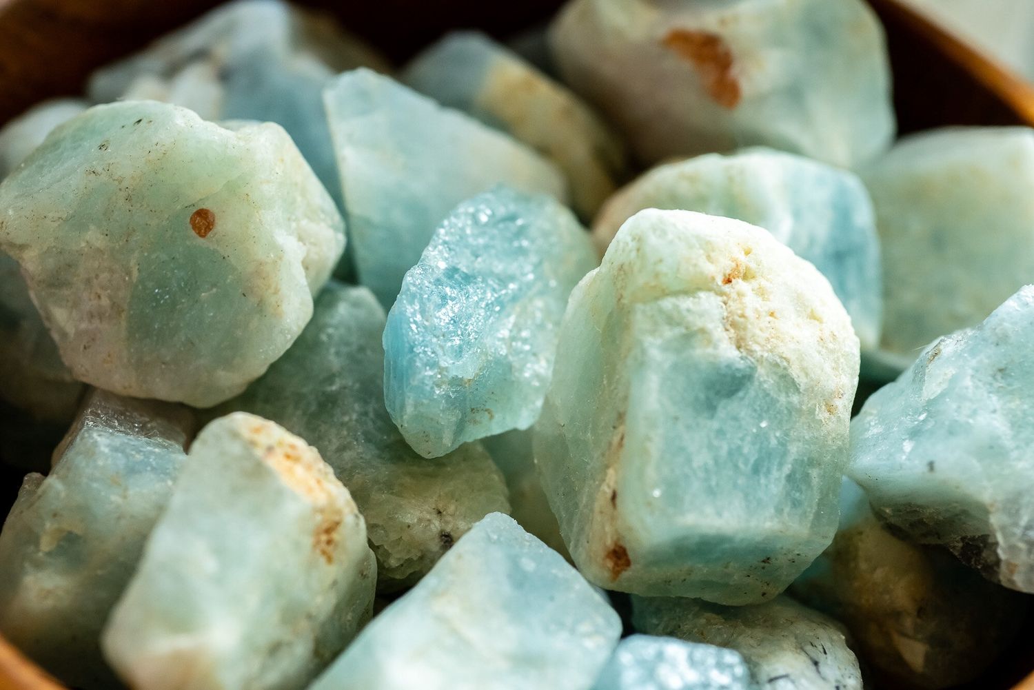 Aquamarine Rough Stone 4-5g