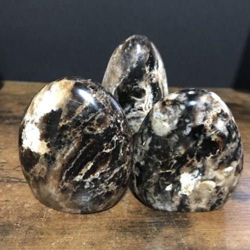 Opal Black Freeform varying weight 3"-4.5"