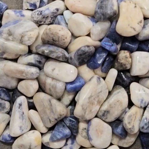 Sodalite Tumbled Stone .25&quot;-.5&quot;