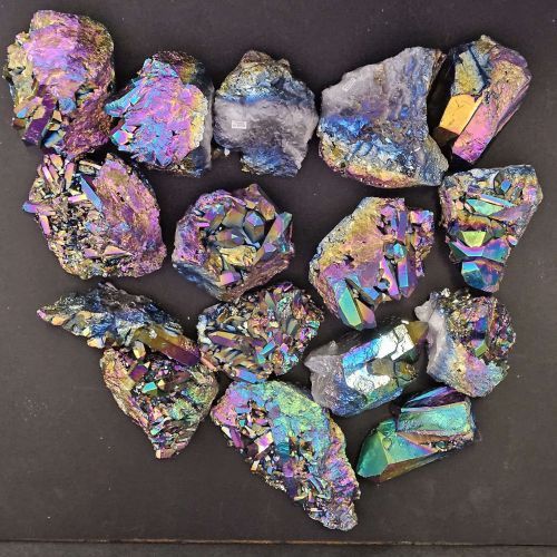 Quartz Titanium Aura Cluster 250g-500g
