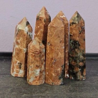 Jasper Plum Tower 2.25"-3.5" / 50-100g