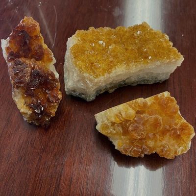 Citrine Druze Cluster 1" - 3"