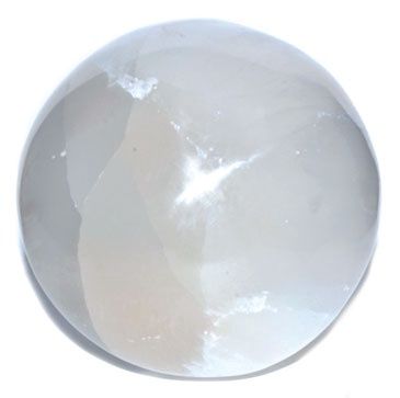 Selenite Gazing Ball 5"