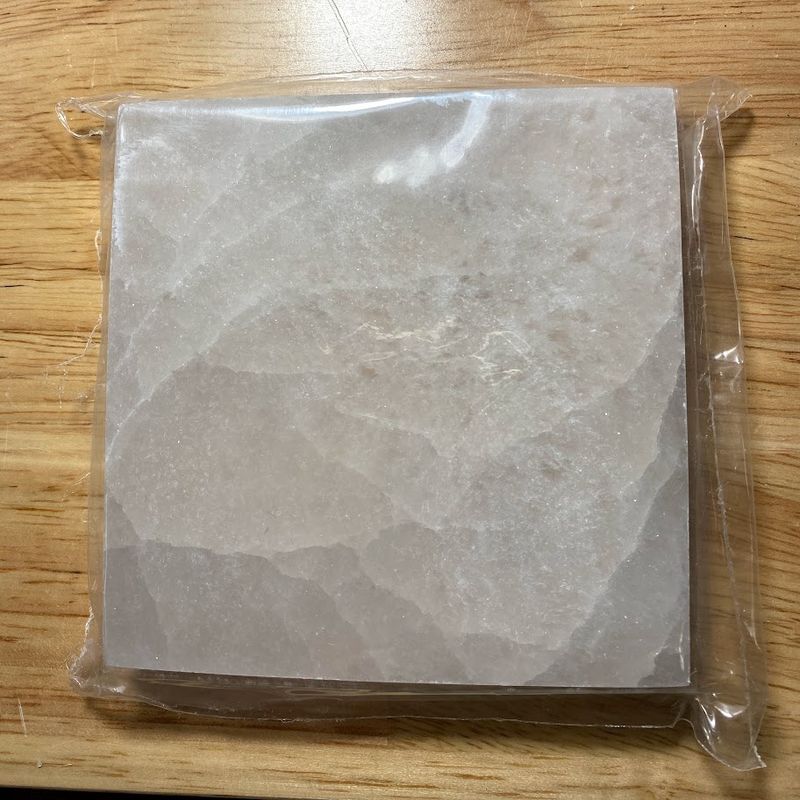 Selenite Square Charging Plate 4&quot;x4&quot;