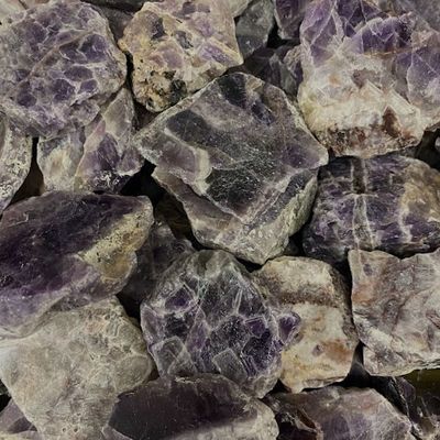 Amethyst Slab Polished One Side 1.5"-2.5"