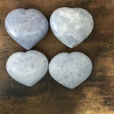 Calcite Blue Heart priced by weight