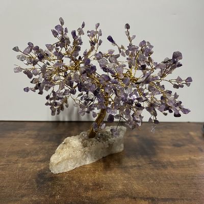 Gemstone Tree 500 Gemstone Chips w/ Quartz Base - Select